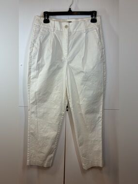 Express White Women’s 6R Straight Leg Chino Pants